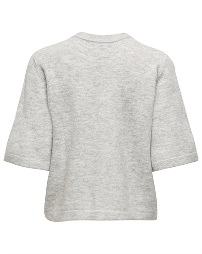 Only - ONLCamilla Kortærmet Cardigan Knit - Light Grey Melange